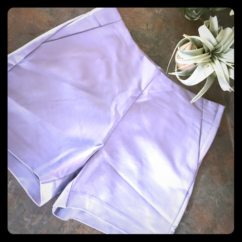 ✨NWOT SUPER CUTE HIGH WAISTED LAVENDER SHORTS✨